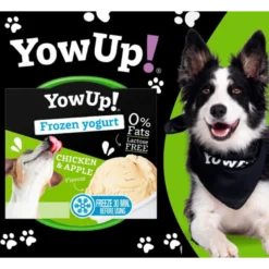 YowUp! Helado Yogurt Tartar de Pollo y Manzana para Perro
