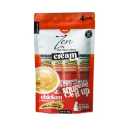Zen Cream Pollo & Cangrejo para Gatos 4x15g