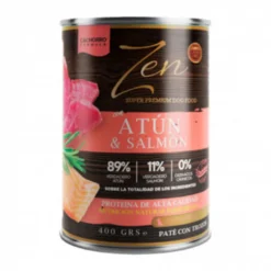 Zen Paté Atún en Trozos con Salmón para Perros