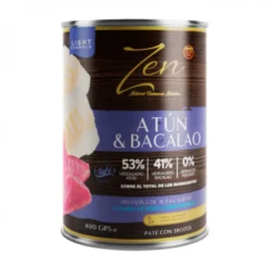 Zen Paté Bacalao en Trozos con Atún para Perros