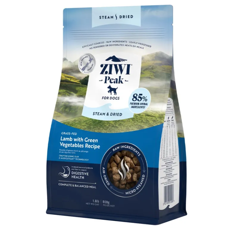 ZiwiPeak Steam & Dried Cordero para Perros