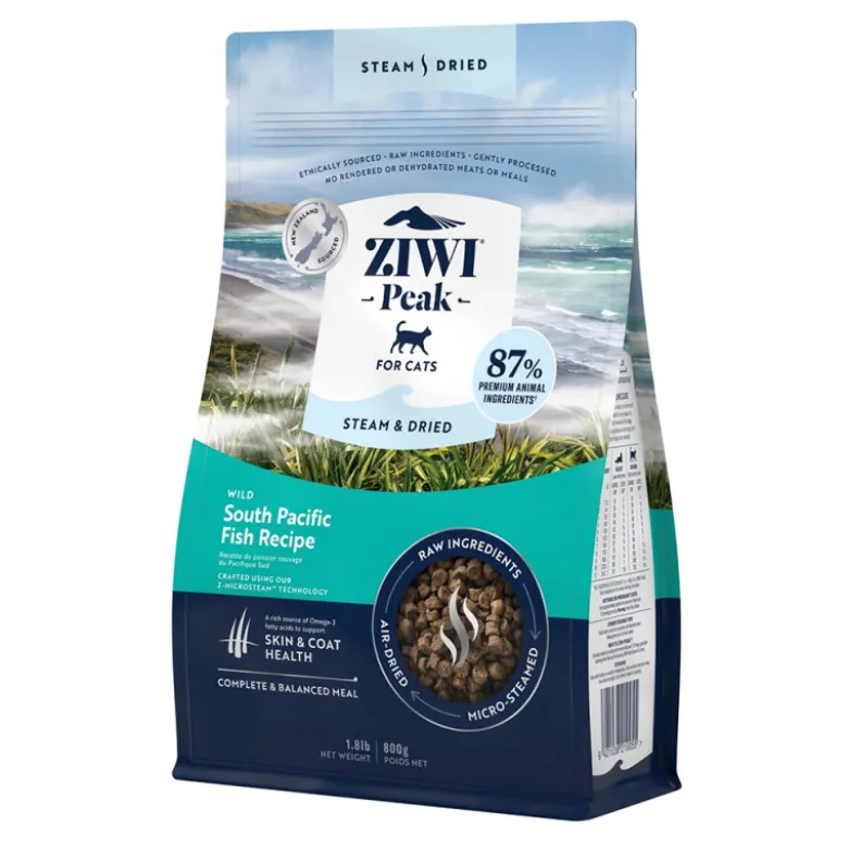 ZiwiPeak Steam & Dried Pescado para Gatos